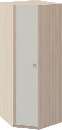 Шкаф Глэдис М21 (Шимо светлый/Белый текстурный) в Артеме - изображение