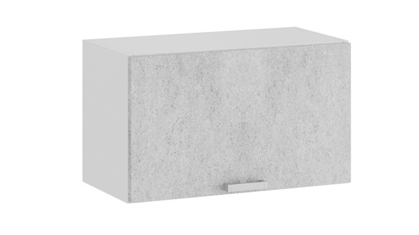 Настенный шкаф Гранита 1В6Г (Белый/Бетон снежный) в Артеме - изображение