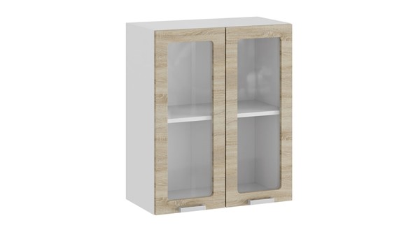 Кухонный навесной шкаф Гранита 1В6С (Белый/Дуб сонома) в Артеме - изображение