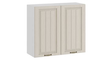 Навесной кухонный шкаф Лина 1В8 (Белый/Крем) в Артеме