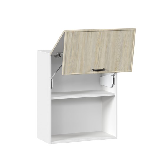 Шкаф кухонный горизонтальный 600 комбинированный Индиго ЛД 298.970.000.041, Белый/Дуб Мадейра топаз во Владивостоке - изображение 1