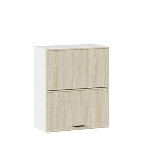 Шкаф кухонный горизонтальный 600 комбинированный Индиго ЛД 298.970.000.041, Белый/Дуб Мадейра топаз в Артеме