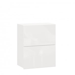 Кухонный горизонтальный шкаф 600 Шервуд, ЛД 281.970.000.173, белый/белый глянец в Артеме