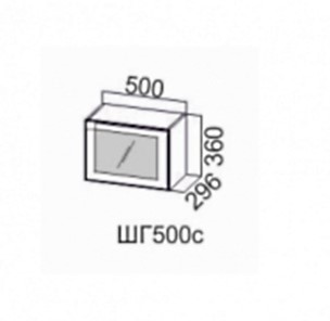 Шкаф навесной Модерн шг500c/360 во Владивостоке - предосмотр