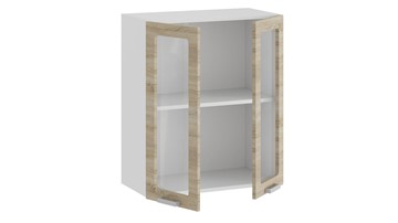 Кухонный навесной шкаф Гранита 1В6С (Белый/Дуб сонома) в Артеме - предосмотр 1