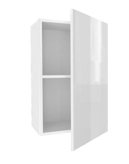 Шкаф на кухню 450, Шервуд, ЛД 281.330.000.159, белый/белый глянец во Владивостоке - изображение 1