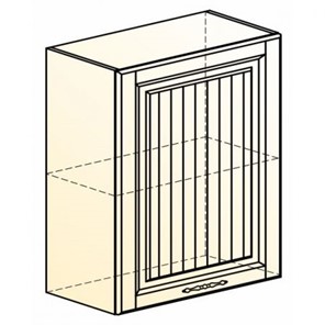 Кухонный навесной шкаф Бавария L600 H720 (1 дв. гл.) в Находке