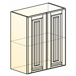 Кухонный шкаф Бавария L600 H720 (2 дв. гл.) в Уссурийске