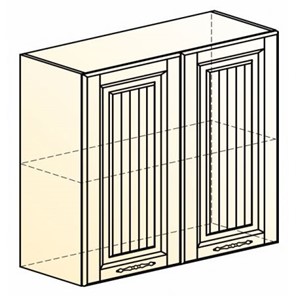 Шкаф навесной Бавария L800 H720 (2 дв. гл.) в Находке