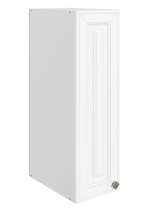 Навесной кухонный шкаф Мишель L200 H720 (1 дв. гл.) эмаль (белый/белый) во Владивостоке - изображение