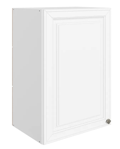 Кухонный шкаф Мишель L450 H720 (1 дв. гл.) эмаль (белый/белый) в Находке