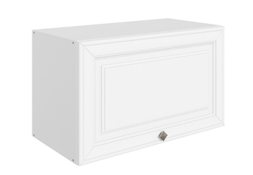 Кухонный навесной шкаф Мишель L600 Н360 (1 дв. гл.) эмаль (белый/белый) во Владивостоке - предосмотр