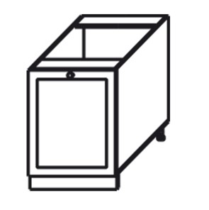 Тумба кухонная Верона для посудомоечной машины 820*600*525мм, глянец/софт в Артеме