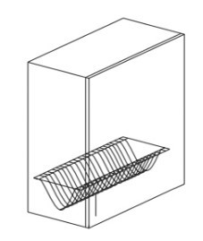 Кухонный шкаф Некст МДФ А12 72*50*30см МДФ премиум, глянец, металик в Артеме