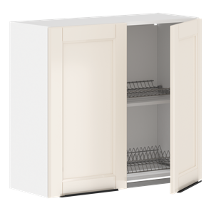 Кухонный шкаф навесной с посудосушителем SICILIA Бежевый MHSU 8072.1C (800х320х720) в Артеме
