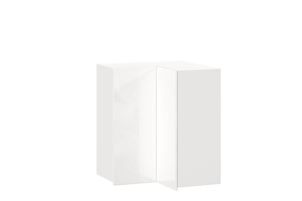 Шкаф кухонный угловой Шервуд, ЛД 281.500.000.169, белый/белый глянец во Владивостоке - изображение