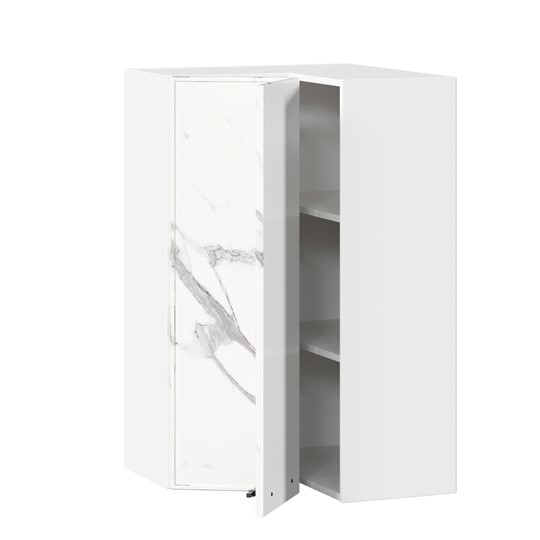 Шкаф кухонный Вилена  ЛД 592.570.000.033 высокий (Белый/Монте Белый) во Владивостоке - изображение 1