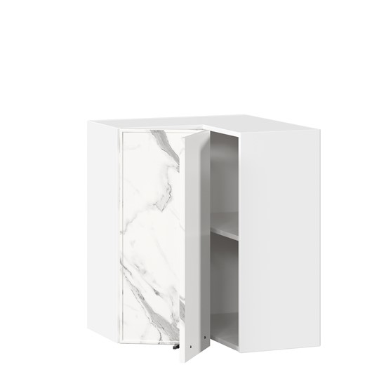 Кухонный шкаф Вилена ЛД 592.500.000.032 (Белый/Монте Белый) во Владивостоке - изображение 1