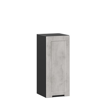 Шкаф настенный 300 Джамис ЛД 296.310.000.058, Чёрный/Белый камень во Владивостоке - изображение