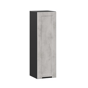 Кухонный навесной шкаф 300 высокий Джамис ЛД 296.410.000.066, Чёрный/Белый камень во Владивостоке - предосмотр