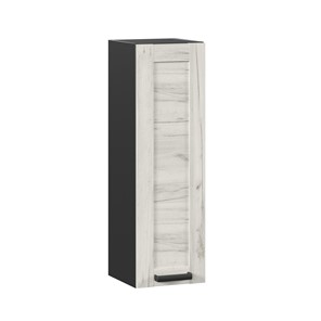 Кухонный шкаф 300 высокий Винченца ЛД 234.410.000.081, Чёрный/Дуб Крафт белый во Владивостоке