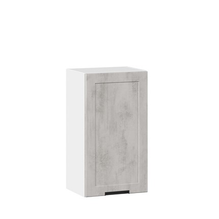 Кухонный навесной шкаф 400 Джамис ЛД 296.320.000.017, Белый/Белый камень во Владивостоке - изображение