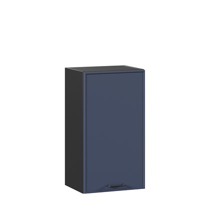 Навесной шкаф 400 Индиго ЛД 298.320.000.143, Чёрный/Тёмно-синий в Артеме - изображение