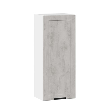 Навесной кухонный шкаф 400 высокий Джамис ЛД 296.420.000.025, Белый/Белый камень во Владивостоке - изображение