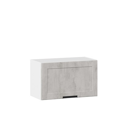Навесной шкаф 600 горизонтальный Джамис ЛД 296.710.000.035, Белый/Белый камень во Владивостоке - изображение