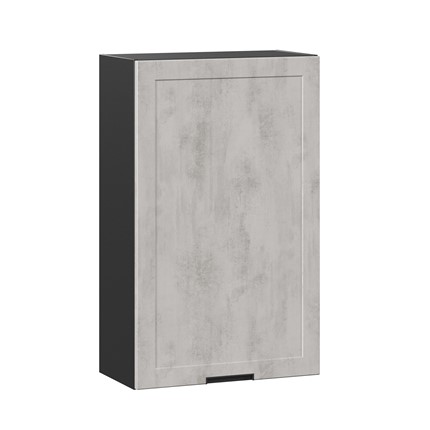 Кухонный навесной шкаф 600 высокий Джамис ЛД 296.450.000.070, Чёрный/Белый камень во Владивостоке - изображение