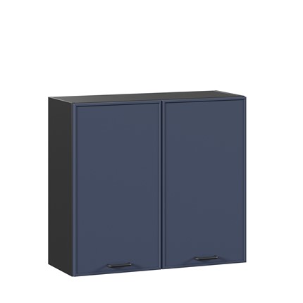 Кухонный навесной шкаф 800 Индиго 298.360.000.148, Чёрный/Тёмно-синий во Владивостоке - изображение