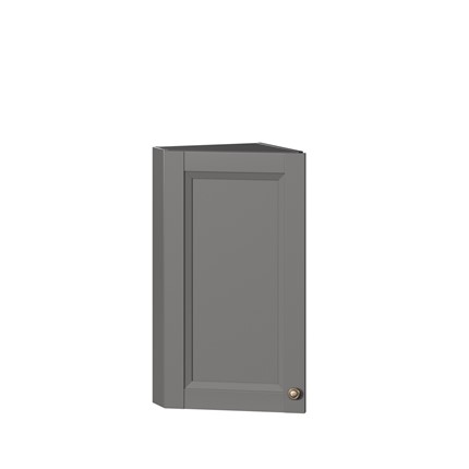 Кухонный шкаф Амели-3 350 окончание ЛД 299.690.000.060, Черный/Оникс серый во Владивостоке - изображение