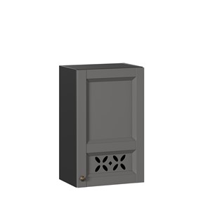 Шкаф кухонный Амели-3 450 ЛД 299.330.000.028, Черный/Оникс серый в Артеме