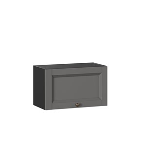 Кухонный шкаф Амели-3 600 горизонтальный ЛД 299.710.000.062, Черный/Оникс серый во Владивостоке