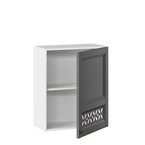 Шкаф на кухню Амели-3 600 ЛД 299.350.000.029, Белый/Оникс серый во Владивостоке - предосмотр 1