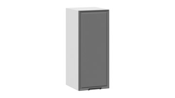 Настенный шкаф Белладжио 1В3 (Белый, Софт графит) в Артеме