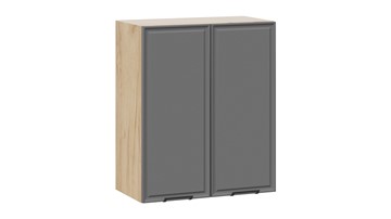 Навесной кухонный шкаф Белладжио 1В6 (Дуб Крафт золотой, Софт графит) в Уссурийске - предосмотр