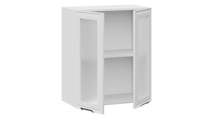 Навесной кухонный шкаф Белладжио 1В6С (Белый, Фон белый) во Владивостоке - изображение 1