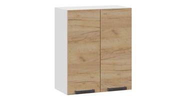 Кухонный навесной шкаф Детройт 1В6 (Белый/Дуб Крафт золотой) в Находке