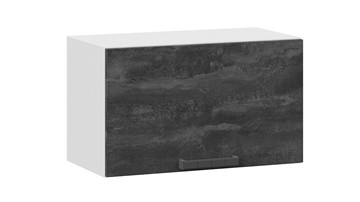 Навесной шкаф Детройт 1В6Г (Белый/Угольный Камень) в Артеме