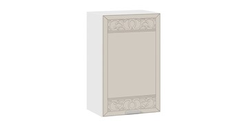 Навесной кухонный шкаф Долорес 1В45 (Белый/Крем) в Находке
