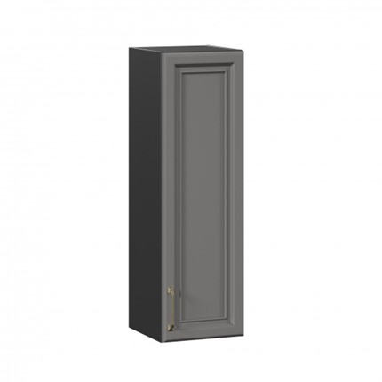 Навесной шкаф Джелатто 300 высокий ЛД 241.410.000.150, Черный/Оникс серый во Владивостоке - изображение