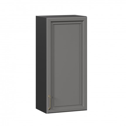 Кухонный шкаф Джелатто 450 высокий ЛД 241.430.000.153, Черный/Оникс серый во Владивостоке - изображение