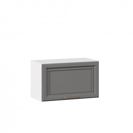 Кухонный шкаф Джелатто 600 горизонтальный ЛД 241.710.000.119, Белый/Оникс серый во Владивостоке - изображение