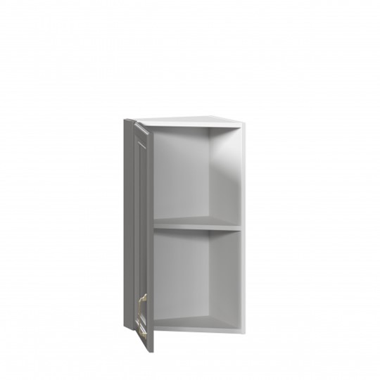 Кухонный шкаф Джелатто окончание 350 ЛД 241.690.000.118, Белый/Оникс серый во Владивостоке - изображение 1