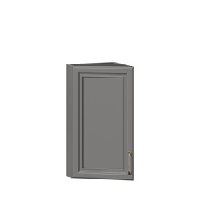 Навесной кухонный шкаф Джелатто окончание 350 ЛД 241.690.000.160, Черный/Оникс серый в Артеме
