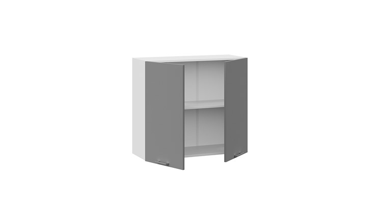 Кухонный навесной шкаф Габриэлла 1В8 (Белый/Титан) во Владивостоке - изображение 1