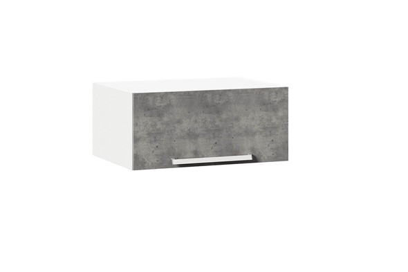 Шкаф настенный Герда 800 горизонтальный глубокий 272.406.000 (Метрополитан Грей) в Уссурийске - изображение