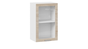 Навесной кухонный шкаф Гранита 1В45С (Белый/Дуб Сонома) в Артеме