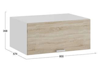 Кухонный шкаф Гранита 1В8ГП (Белый/Дуб сонома) в Артеме - предосмотр 2